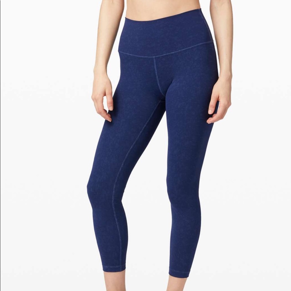 Lululemon Wunder Under HR Tight 25” Spray-Size 2